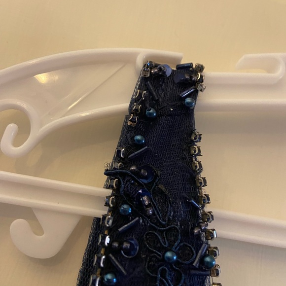 Navy Blue Prom Dress - Picture 3 of 7